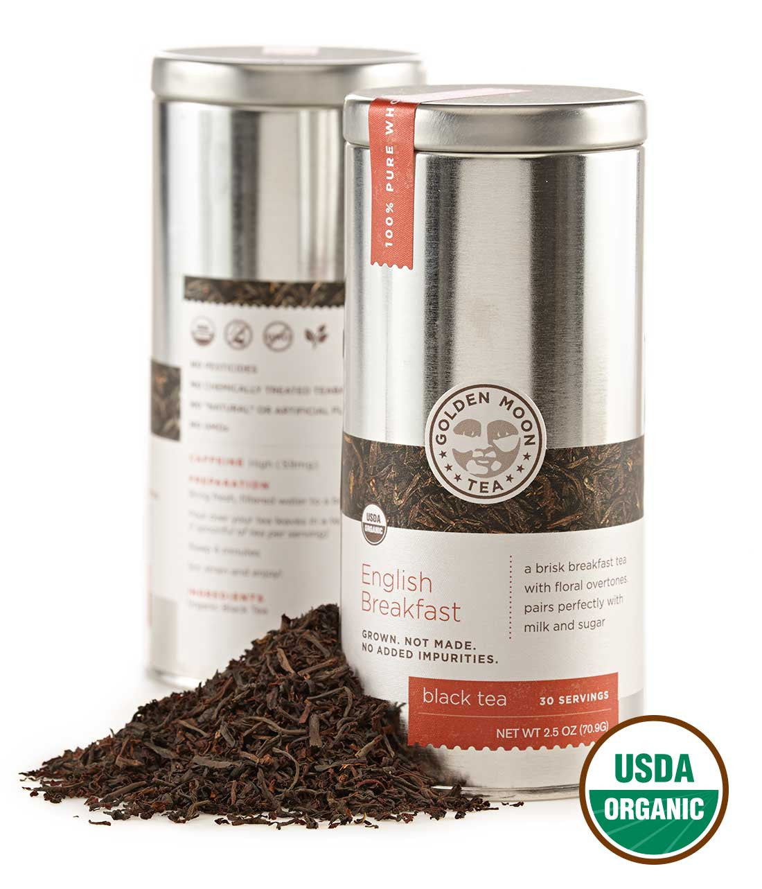Organic English Breakfast Tea - Golden Moon Tea