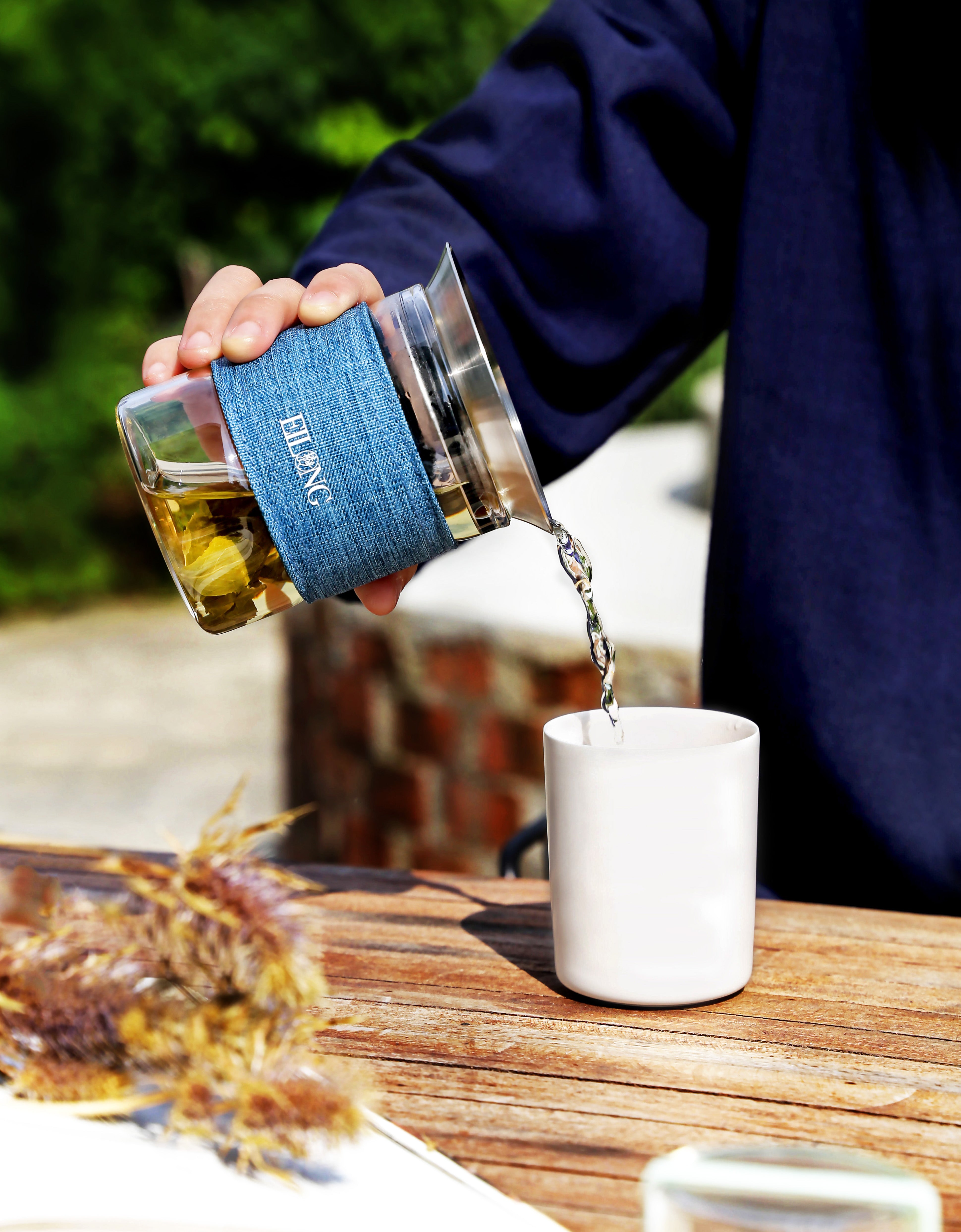 Tea Life Tea Life 360 Tea Set (340ml) Indigo Blue- Golden Moon Tea